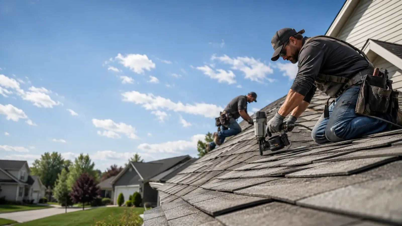 Storm Damage Roof Repair in Farrell, PA near me